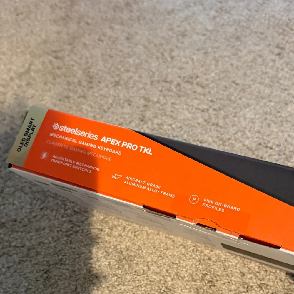 SteelSeries Apex Pro TKL Mechanical Gaming Keyboard - Black